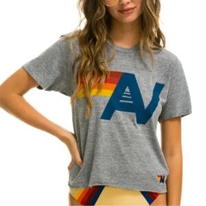 Aviator Nation Logo Boyfriend Tee